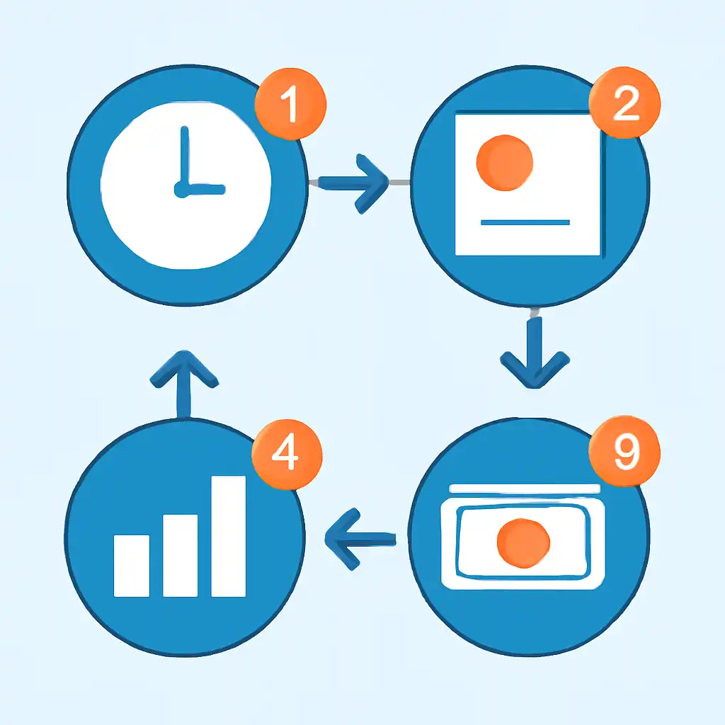 Annotated step diagram: result publication delays process with numbered callouts, Nagaland State Lottery